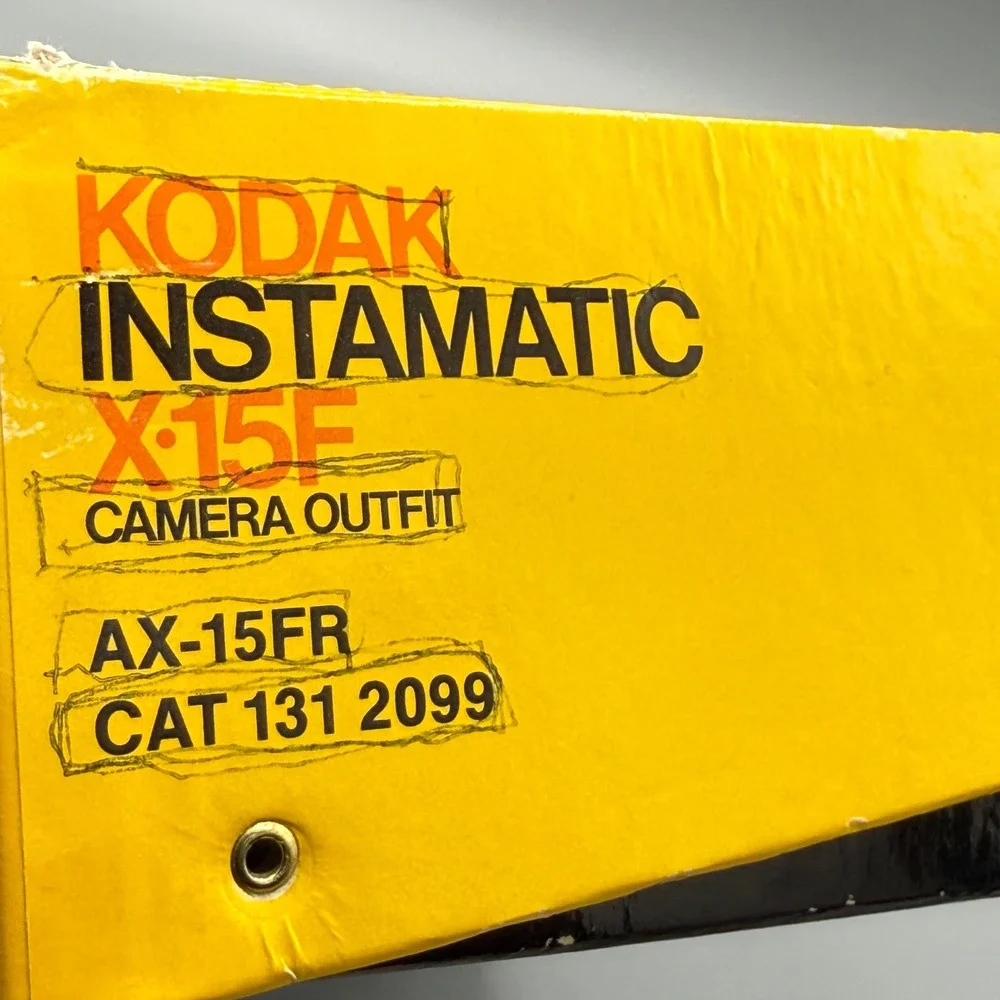 Vintage Kodak Instamatic X-15F‎ Camera Outfit 1976 Retro 126 Film Kit Boxed USA